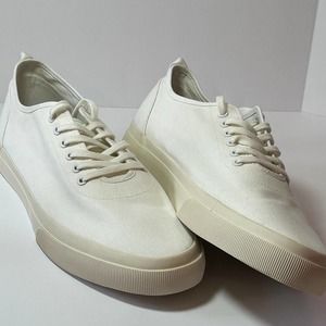 Everlane Unisex Recycled Cotton The Forever Sneaker Tennis Sneakers White